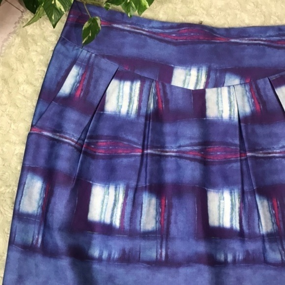 Sine print pleat skirt size 12 nwt - Picture 2 of 5